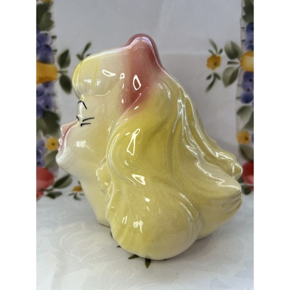 Vintage 1950-60’s Blonde Bombshell, Rosy Cheeks, Head Vase, Unmarked - Picture 3 of 8